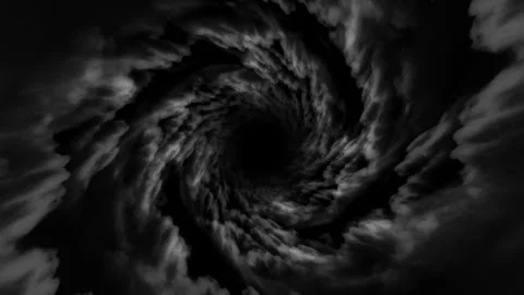 Black sky clouds loop. Dark outsider. Black abstract smoke background. Blac.. Stock Footage 327755392