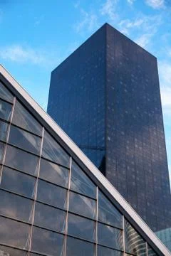 Black skyscraper Foto stock