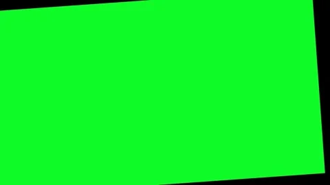 Black slanted rectangle wipes across the bright green screen 스톡 동영상 331767947