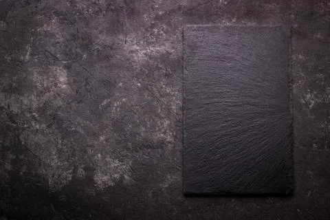 Black slate stone Stock Photos