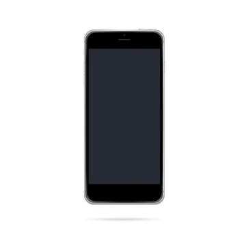 Black smart phone Stock Illustration