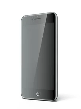 Black smart phone Stockillustratie