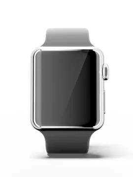 Black smart watch Stock Illustration