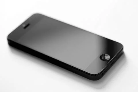 Black smartphone Stock Photos