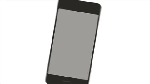 Black smartphone with a vertical screen in tram chroma key smartphone Stock Footage 137629961