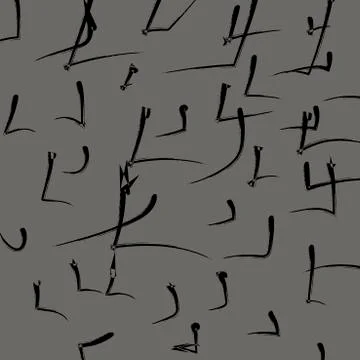 Black smears on a gray Stock Illustration