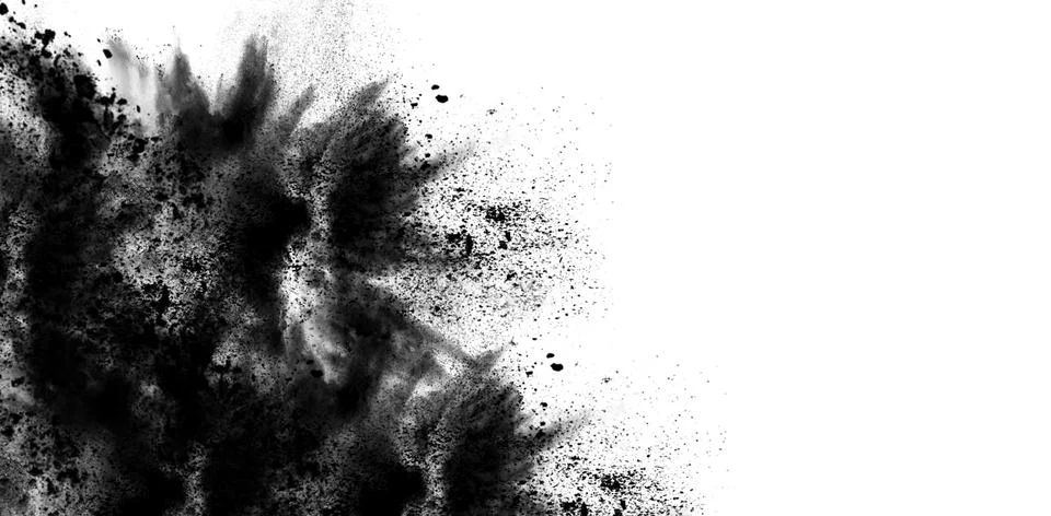 Black Smoke Burst Effect Background 스톡 일러스트