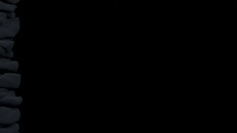 Black Smoke Transition Stock Footage 117453520