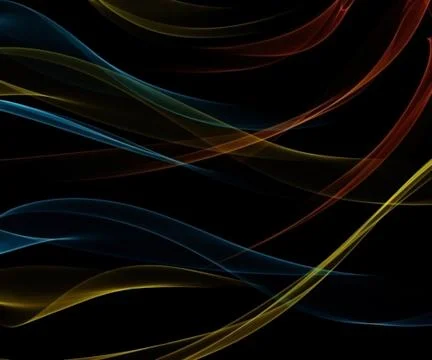 Black smooth abstract background. Stock Illustration