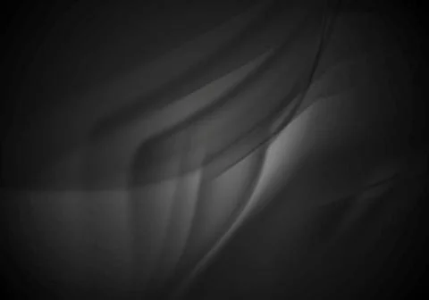 Black smooth silk waves background Black smooth silk waves background. Vec... Stock Photos