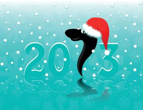 Black snake 2013 Stock Illustration