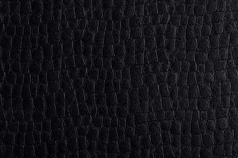 Black snake skin texture pattern can see the surface details use for backgrou Stock Photos