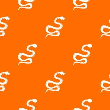 Black snake wriggling pattern seamless Stock Illustration