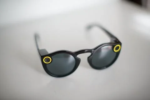 Black Snapchat Spectacles Stock Photos
