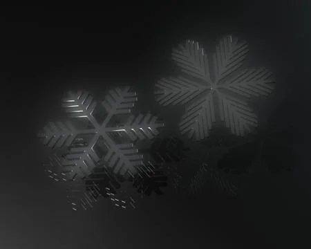 Black snow on black background Stock Illustration