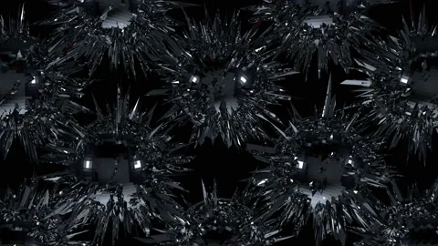 Black Snowflakes Stock Footage 129631730