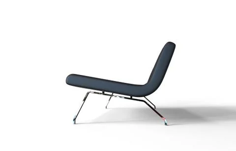 Black Sofa Side View イラスト素材