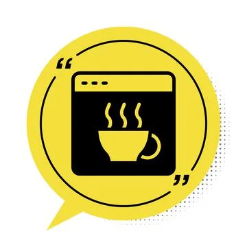 Black Software, web developer programming code icon isolated on white background Stock Illustration