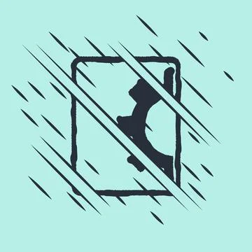 Black Software, web development, programming concept icon isolated on green Stock Illustration