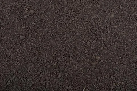 Black soil texture Stock Photos