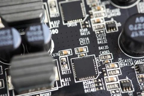 Black solid state drive Stock Photos