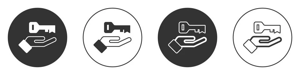 Black Solution to the problem in psychology icon isolated on white background Stock Illustration