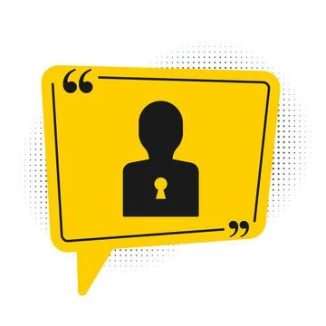 Black Solution to the problem in psychology icon isolated on white backgrou.. Illustrazione stock