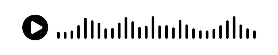 Black sound waves of the equalizer isolated on a isolated white background... Stock Illustration