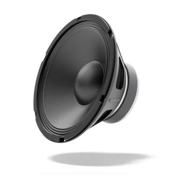 Black speaker Stock Illustration