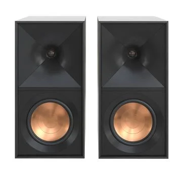 Black speaker isolated on a white background Stock Illustration