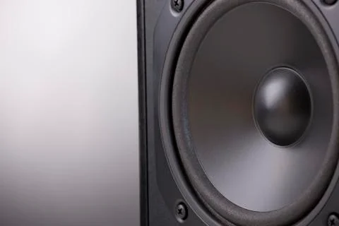 Black speaker Stock Photos