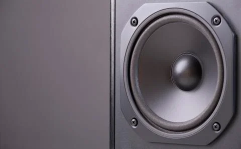 Black speaker Stock Photos