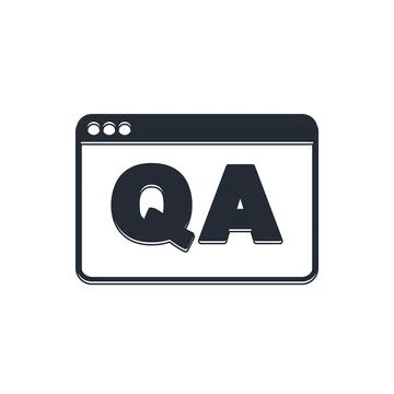 Black Speech bubbles with Question and Answer icon isolated on white backgr.. Illustrazione stock