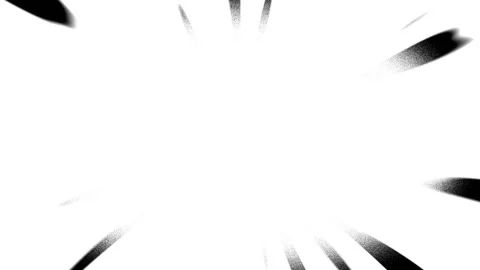 Black speed lines radiating from center to white background. Animated comic Stock-Footage 315005690