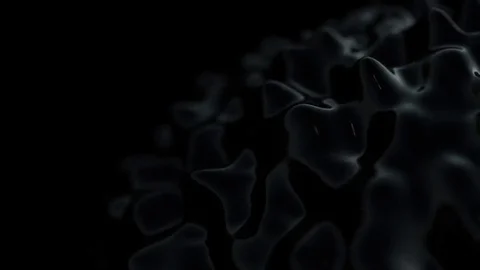 Black sphere background. Stock Footage 77435232