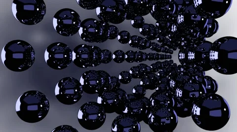 Black Spheres Background Видео 56825341
