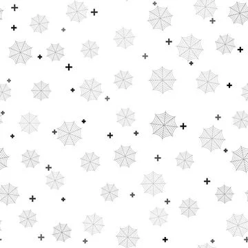 Black Spider web icon isolated seamless pattern on white background. Cobweb sign Stock Illustration