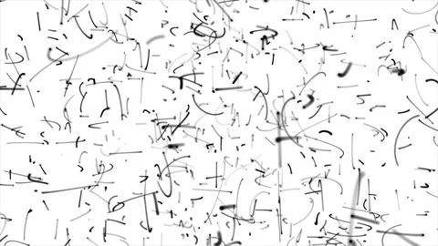 Black spinning particles Loop Stock Footage 102547359