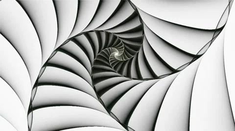 Black spiral rotating Stock Footage 30825909