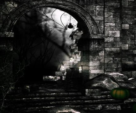 Black spooky background 스톡 일러스트