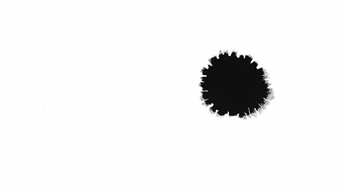 Black spots on a transparent background Stock Footage 100863713