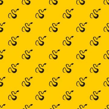 Black spotted snake pattern vector Stock Illustration