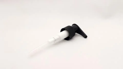 Black spray bottle cap Stock Photos