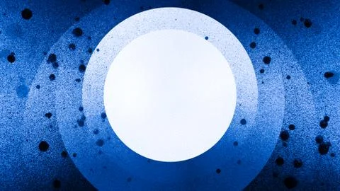 Black spray splatter circular frame Stock Illustration