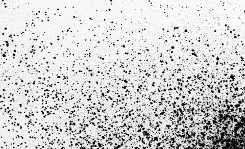 Black spray splatter 库存插图