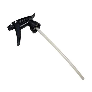 Black Spray Trigger with Long Dip Tube Fotos Stock