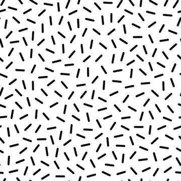 Black sprinkle seamless pattern Stock Illustration