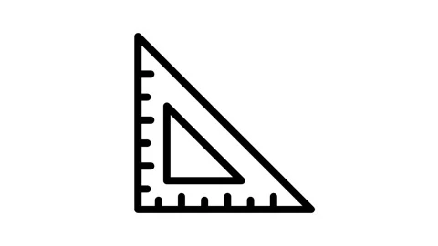 A black square featuring a white triangle positioned in the center. Stock Footage 335118629