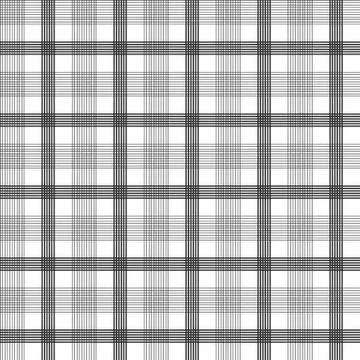 Black square lines seamless pattern Stock Illustration