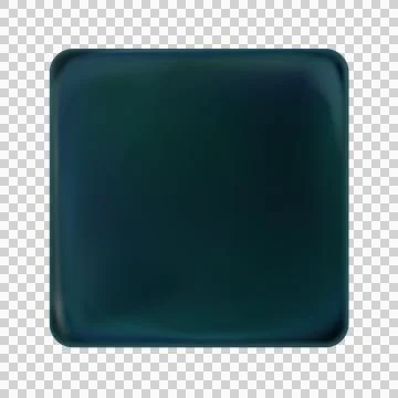 Black square painted plate isolated. Label, template. Png. Illustrazione stock